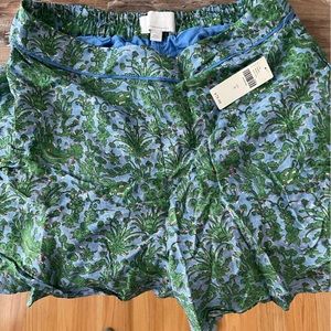 Anthro Patterned Flowy Shorts